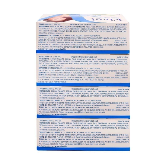 Vivel Soap 500 Gms (Pack of 4)