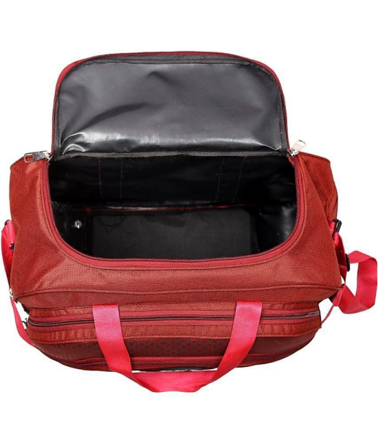 LEXCORP - Red Nylon Duffle Trolley - Onesize