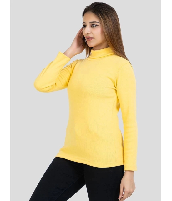 YHA Cotton Blend Yellow Pullovers - Single - None