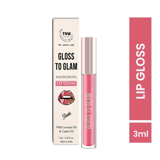 Gloss To Glam Nourishing Lip Gloss with Coconut oil for shiny Lips white_and_brown_lipgloss_duo_2