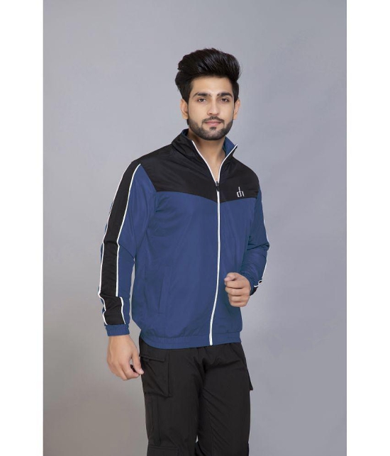 Devhim - Blue Polyester Regular Fit Men''s Windcheater Jacket ( Pack of 1 ) - None