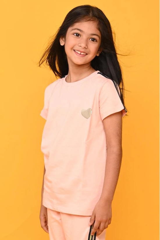 SUMMER PINK HEART TOP - PINK-9-10 YEARS / 1N / WHITE