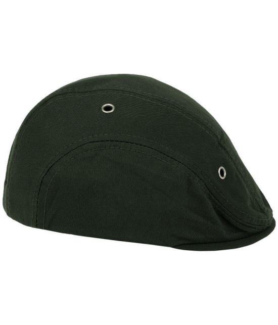 Zacharias - Green Cotton Mens Cap ( Pack of 1 ) - Green