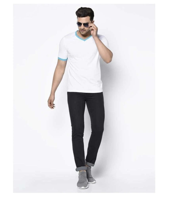 Glito Cotton White Solids T-Shirt Single Pack - None