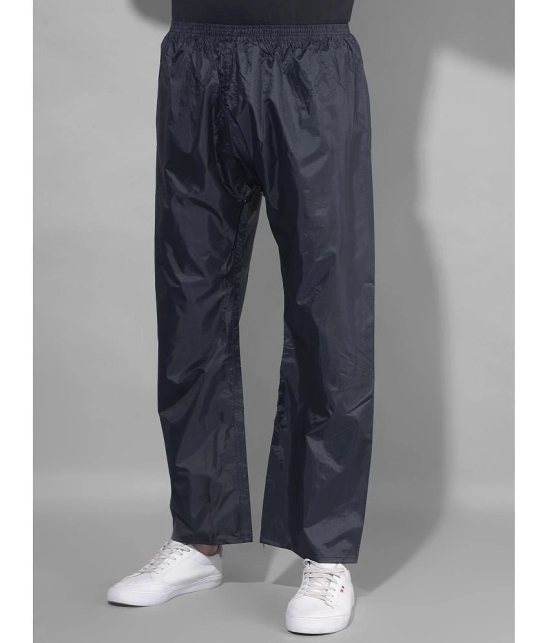 Dollar Black Polyester Mens Rain Suit ( Pack of 1 ) - 2XL