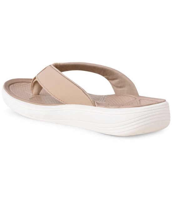 Campus - Beige Women''s Massage Flip Flop - None