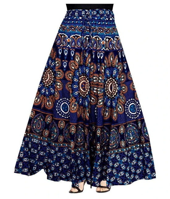 Rangun Cotton Straight Skirt - Multi Color - 50