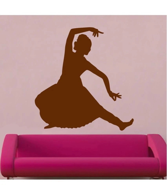 Decor Villa indian kathak dance PVC Wall Stickers