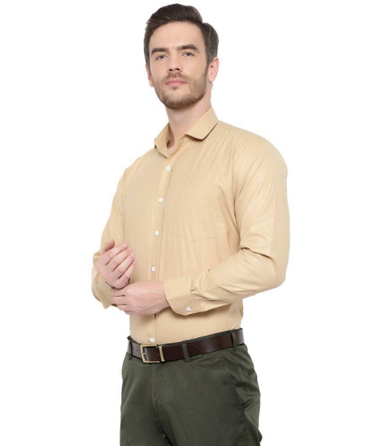 SREY - Cotton Blend Slim Fit Olive Men's Casual Shirt ( Pack of 1 ) - None