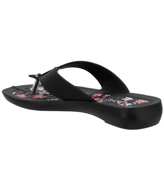 Chips - Black Women''s Thong Flip Flop - None