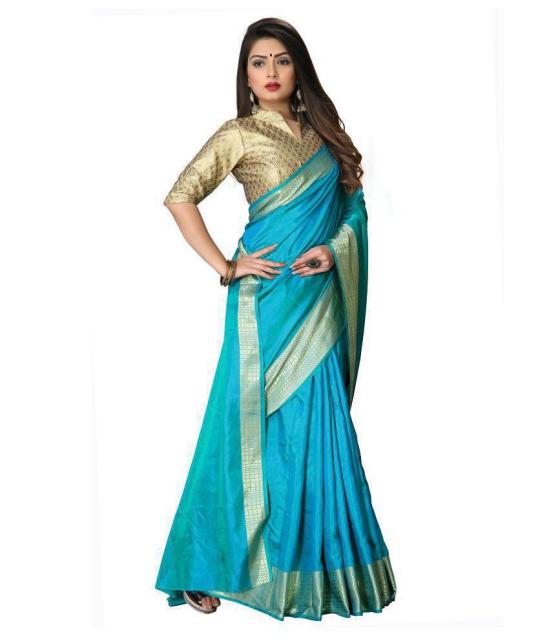 offline selection Green Art Silk Saree