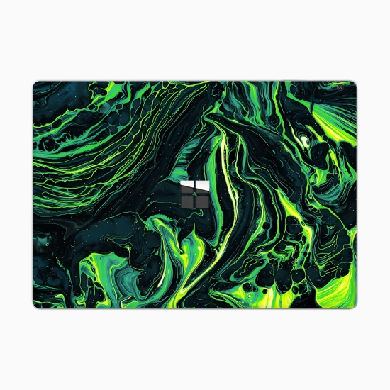 Surface Book 1st Gen 2015 Skins & Wrap-Green Blaze