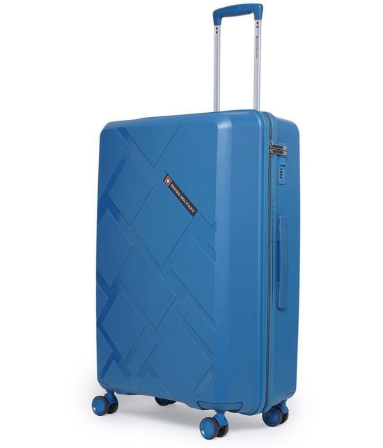 Swiss Military Navy Blue M( Between 61cm-69cm) Check-in Hard SM004HTB_24_NVY Luggage - M( Between 61cm-69cm)