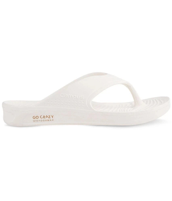 Campus - Off White Mens Thong Flip Flop - None