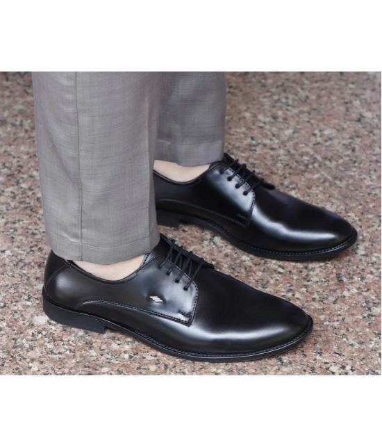 Aadi Black Mens Derby Formal Shoes - None