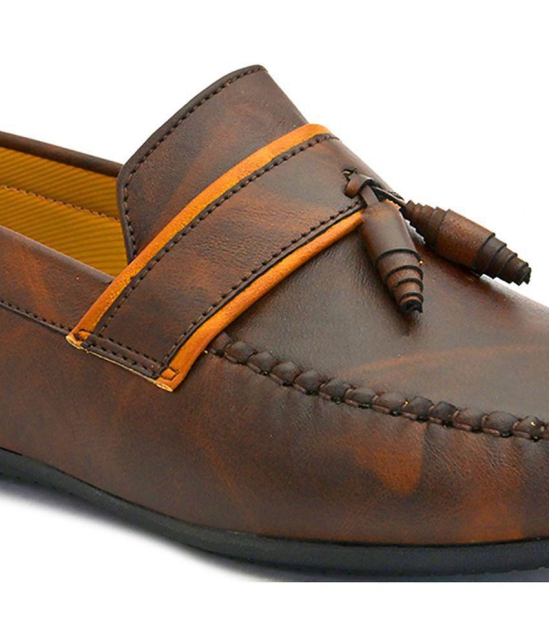 Fentcia Brown Loafers - 8