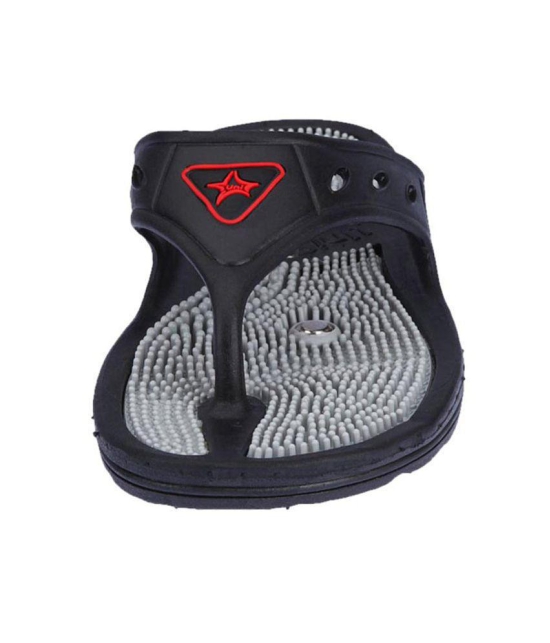 UniStar Trendy Black Slippers - 4