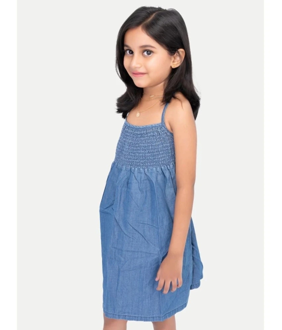 Radprix Blue Cotton Blend Girls Top ( Pack of 1 ) - None