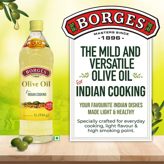 Borges E Light Olive Oil, 1 Ltr