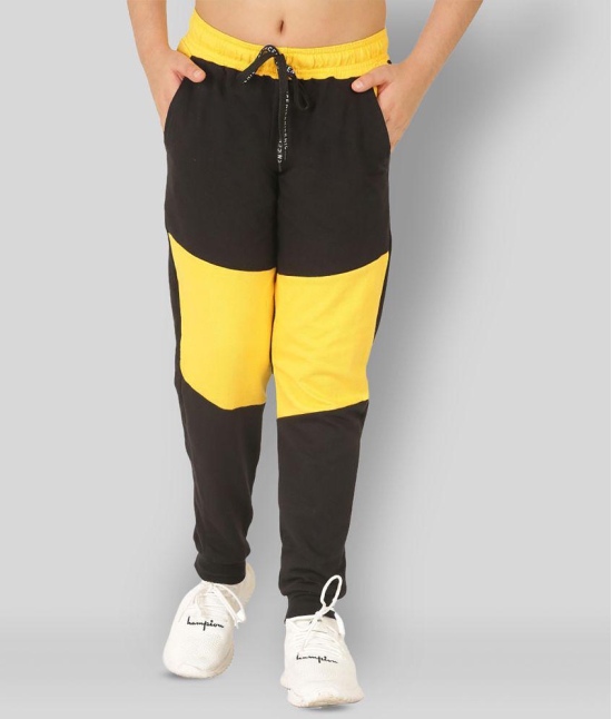 Rydho - Black Cotton Blend Boy's Trackpant ( Pack of 1 ) - None
