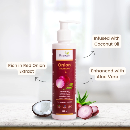 Prakritique Onion Oil Hair Oil (200 ml)