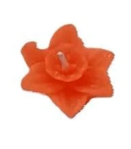 Decoration Flower Candles Pack of 8