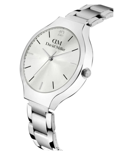 David Miller Metal Round Womens Watch