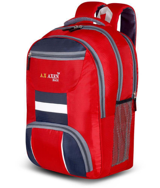 AXEN BAGS 34 Ltrs Red Laptop Bags