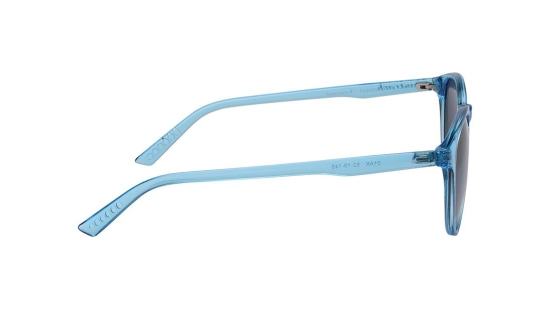 Blue Round Unisex Sunglasses (P469GY10PV)