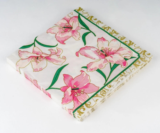 BLUSH BLOSSOM PAPER NAPKINS