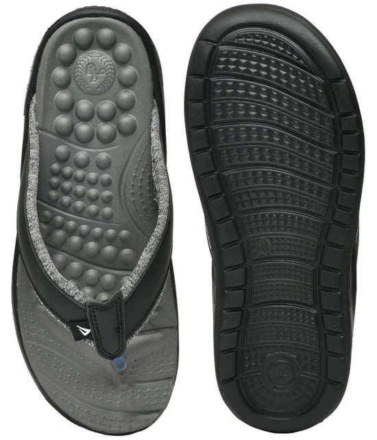 Impakto Grey Mens Massage Flip Flop - None