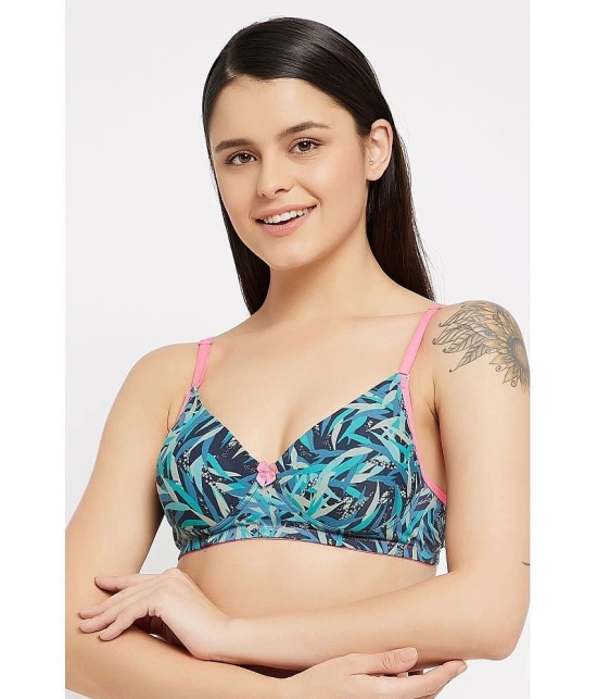 Clovia Blue Polyester Heavily Padded Womens T-Shirt Bra ( Pack of 1 ) - None