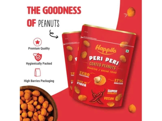 Happilo Premium Super Snack Peri Peri peanut 150g