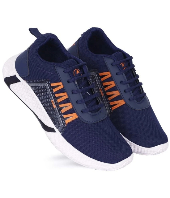 Port Mens Blue Running Shoes - None