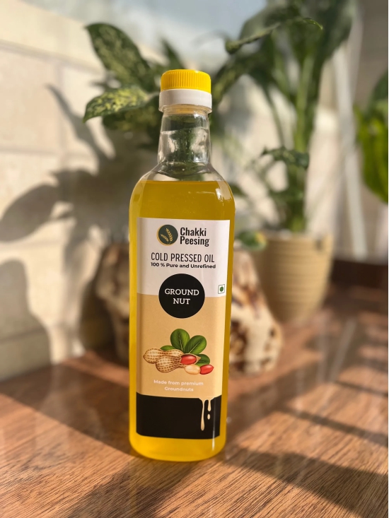 Pure Groundnut Cold Press Oil (Moongfali oil)-2L