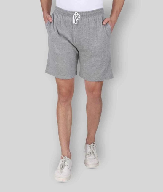 Neo Garments - Grey Cotton Mens Shorts ( Pack of 1 ) - None