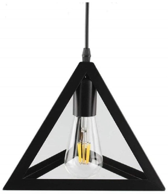 Somil Glass Ceiling Light Pendant Black - Pack of 1