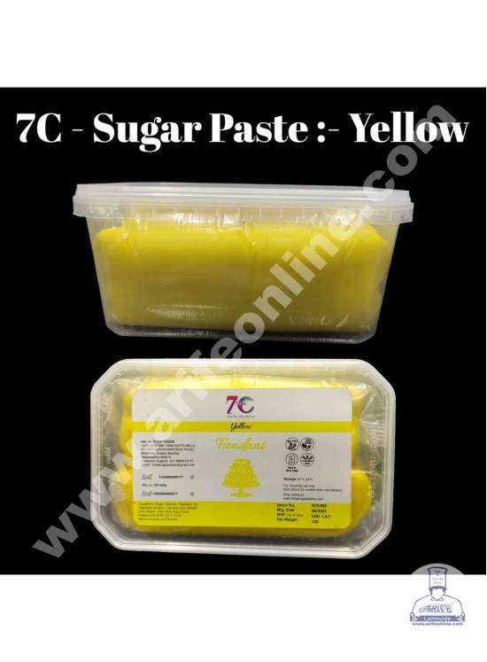 7C Fondant - Yellow (1 KG)