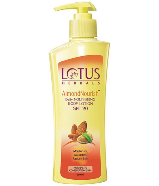 Lotus Herbals Almondnourish Daily Nourishing Body Lotion (Pack of 2*250g=500g)