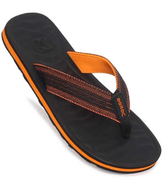 Paragon Black Mens Thong Flip Flop - None