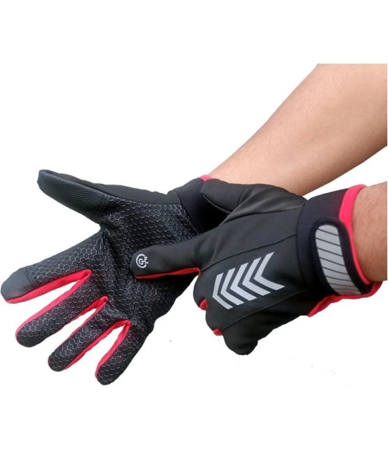 ZAYSOO Full Fingers Nylon Riding Gloves ( Pair of 1 ) - M