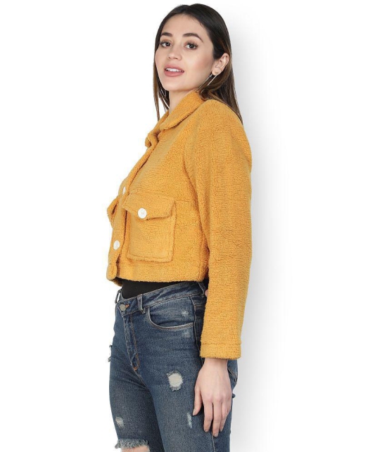 NUEVOSDAMAS Polyester Blend Yellow Jackets Single - XL