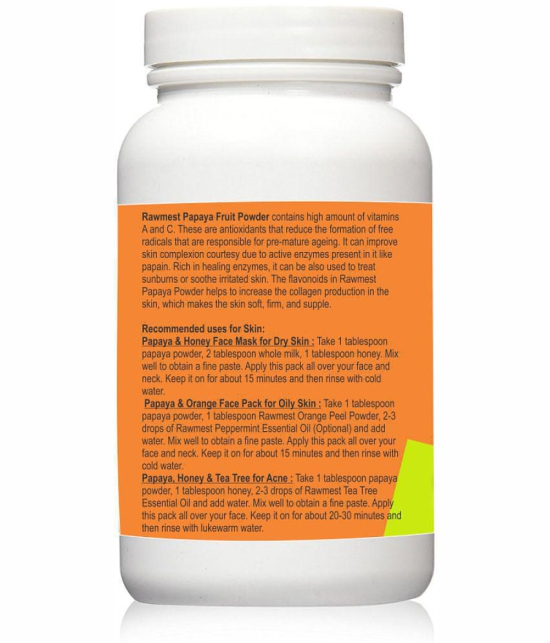 NutrActive Papaya Spray Dried Powder Fruit Juice 300 gm Pack of 3