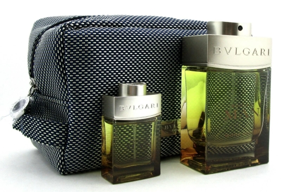 Bvlgari MAN WOOD NEROLI 3.4oz & 15ml Eau de Parfum Spray + Pouch. New Mens Set