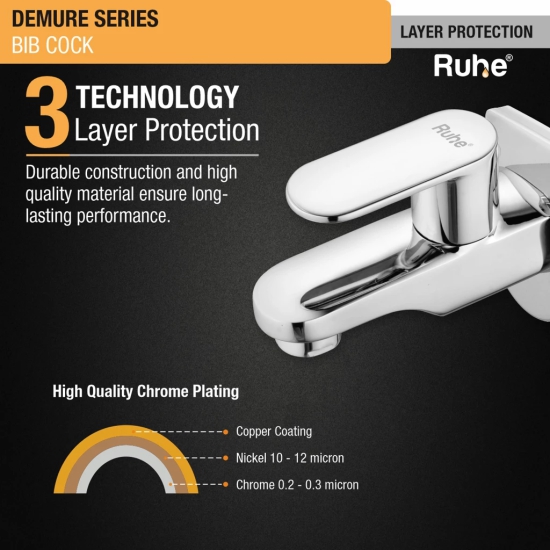 Demure Bib Tap Brass Faucet- by Ruhe®