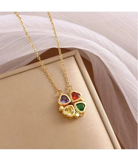 FASHION FRILL Multi Color Pendant ( Pack of 1 ) - Multi Color