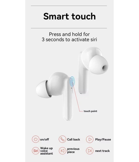 VEhop HYK006 Bluetooth True Wireless (TWS) In Ear 30 Hours Playback Low Latency,Powerfull bass IPX4(Splash & Sweat Proof) Assorted