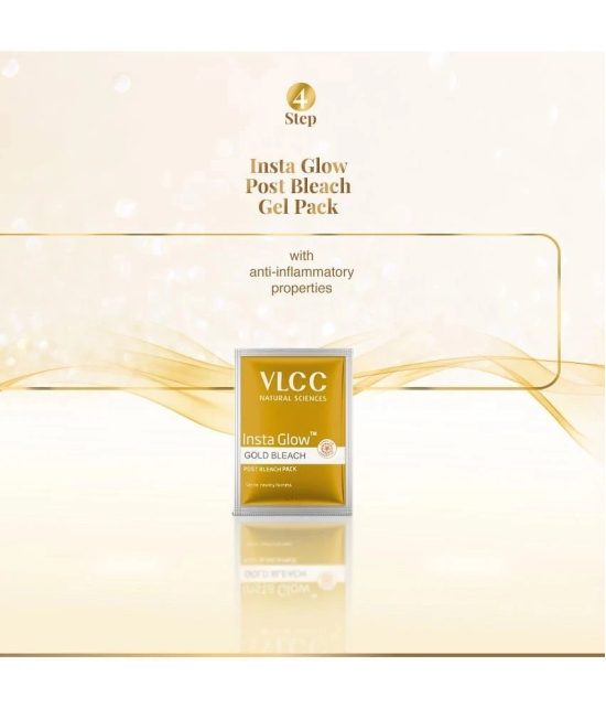 VLCC Insta Glow Gold Bleach, 30 g (Pack of 6)