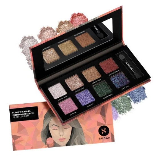 Blend The Rules Eyeshadow Palette - 08 Reflection (Galactic Glitter)