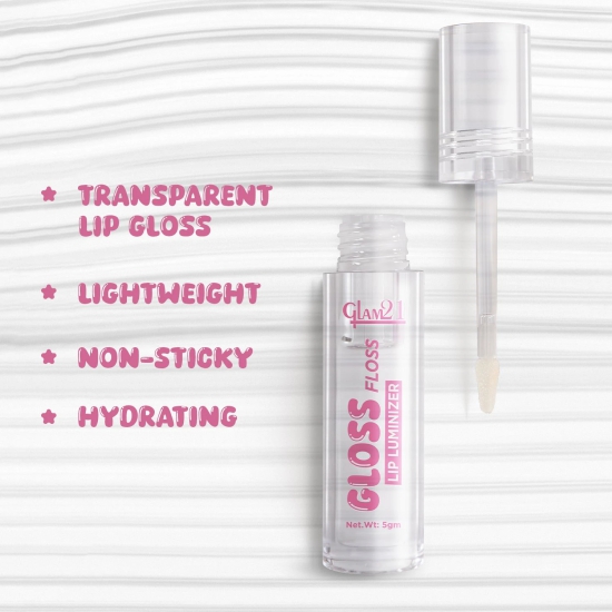 Gloss Floss Lip Luminizer-Transparent